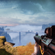 A view of Destiny 2's Dreaming City shows a bridge in the distance.